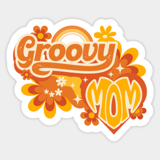 Groovy Mom Sticker